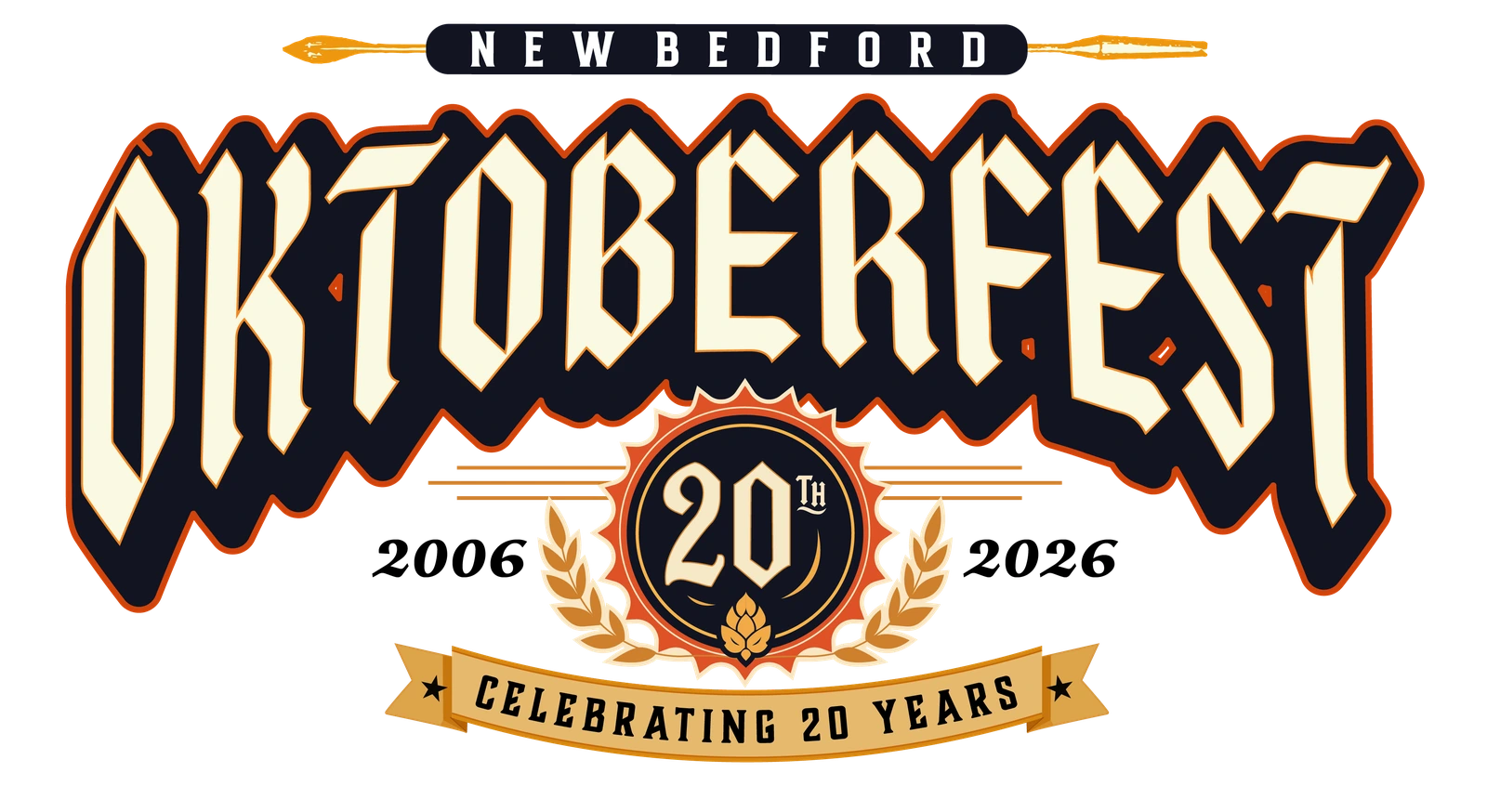 New Bedford Oktoberfest, 20th anniversary, 2006 to 2026, celebrating 20 years